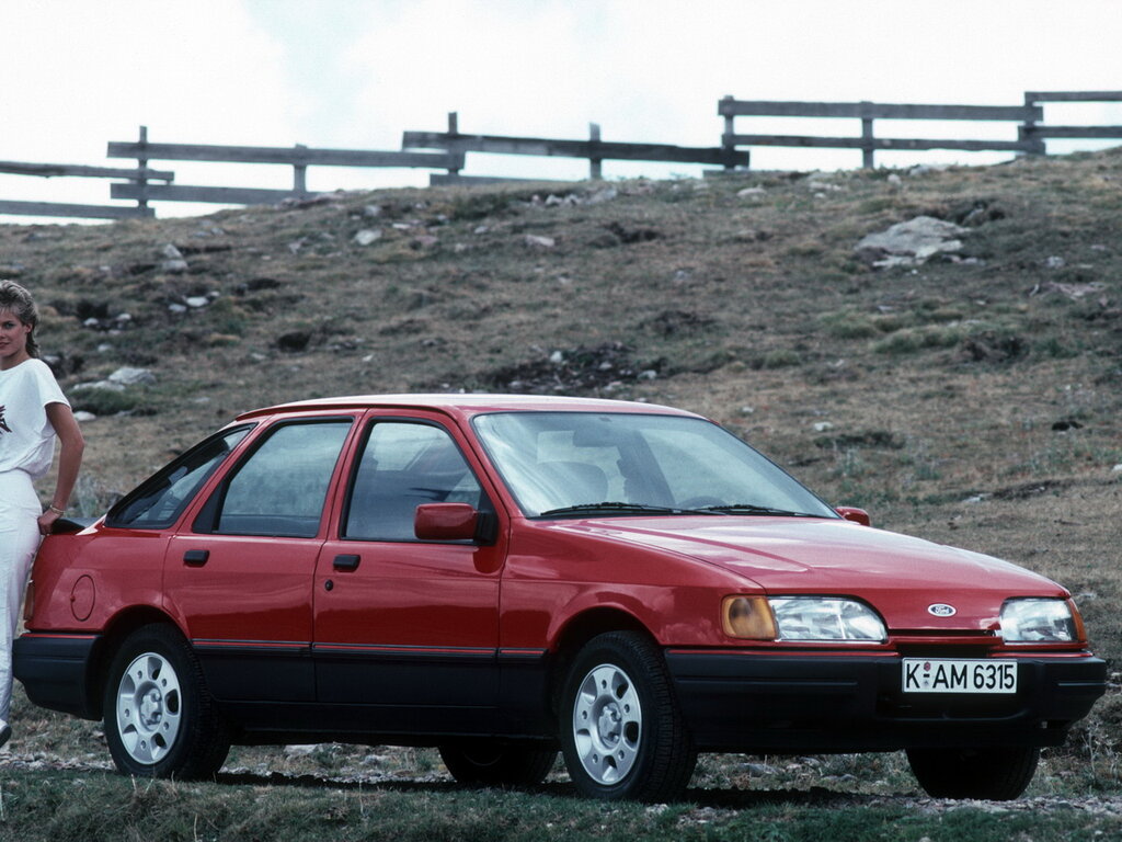 Ford Sierra (GBC) 1 поколение, рестайлинг, лифтбек (01.1987 - 02.1990)